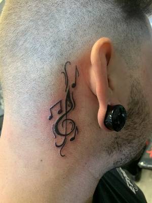 Music behind the ear