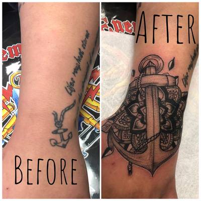 Anchor cover up 