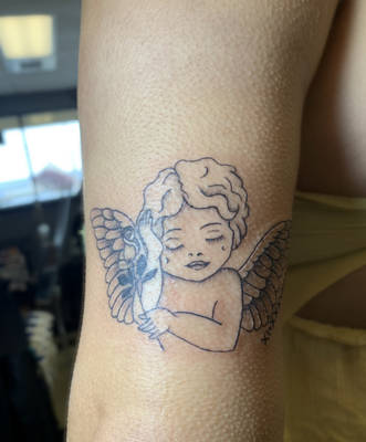 Delicate angel baby