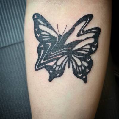 Custom liquefied butterfly  