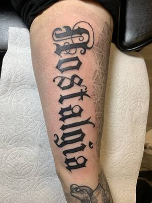 Old English script 