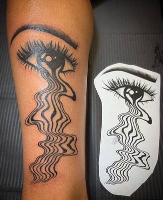 Liquified eye design 