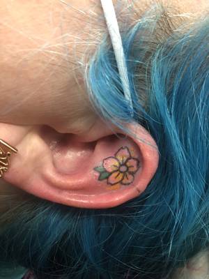 Flower in the ear