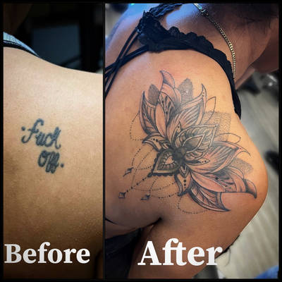 Mandala lotus cover up
