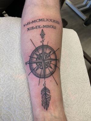 Compass & arrow 