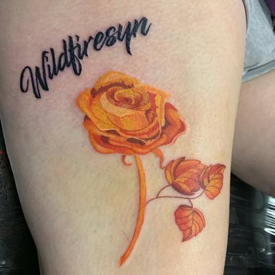 Fire rose 