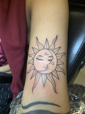 Sun and moon