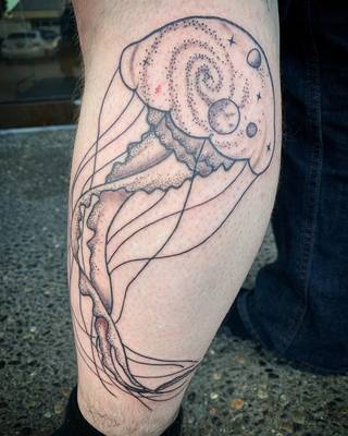 Galaxy jelly fish 