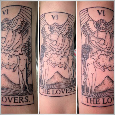 Lovers tarot card 