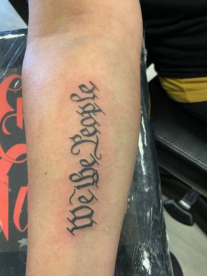 Font work 