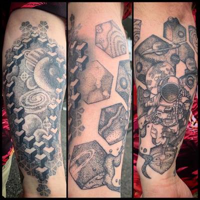 Space half sleeve 