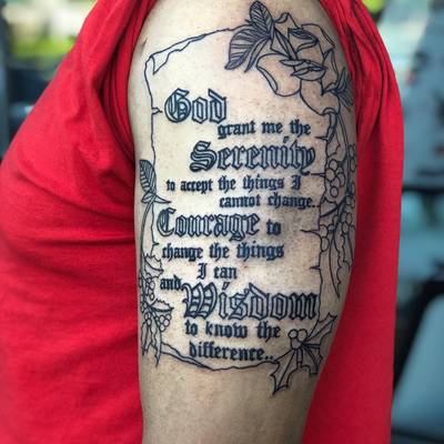 Serenity prayer 
