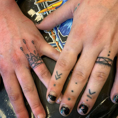 Infinity wedding band 