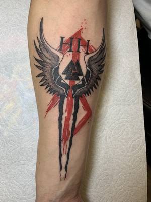 Valkyrie piece w/ daughters initials