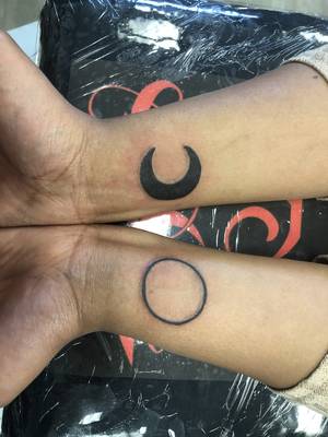 Sun and moon