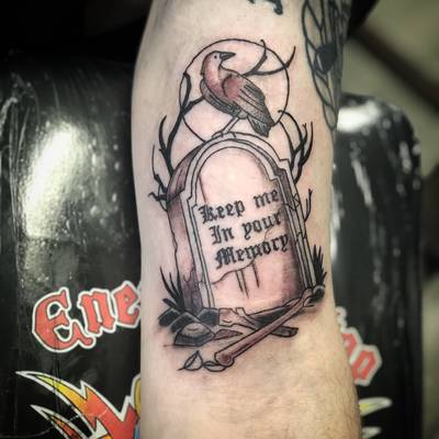Gravestone piece 
