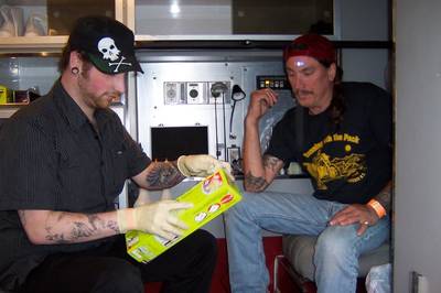 Sean At Work W/Brad